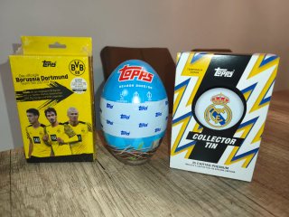 Lote Topps Real Madrid Tin, Team Set BVB y Spring