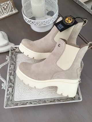 Botines Panama Jack Color Crudo