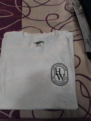 Camiseta Blanca Hot Wheels