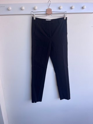 Pantalón de vestir recto Mango negro