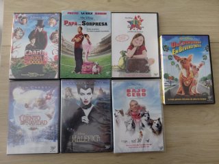 Lote de 7 Películas Disney en DVD