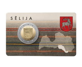 Coincard 2 Euro Letonia 2025