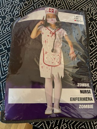Disfraz de Enfermera Zombie Talla 10-12