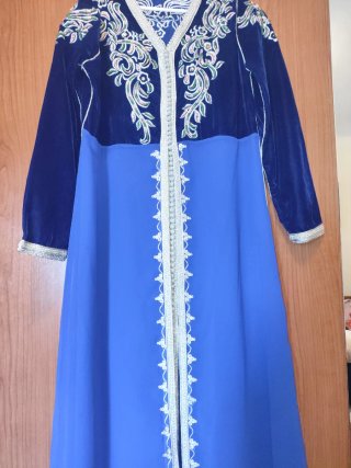 Vestido de fiesta azul