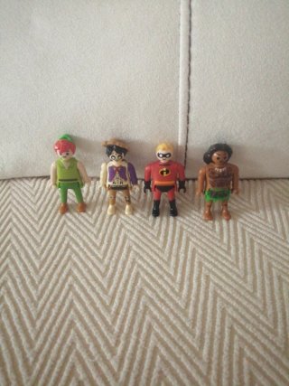 4 Figuras Playmobil Disney