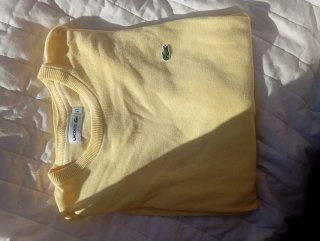 Jersey Lacoste Amarillo Talla M