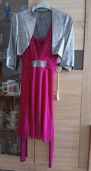 Vestido de fiesta con torera