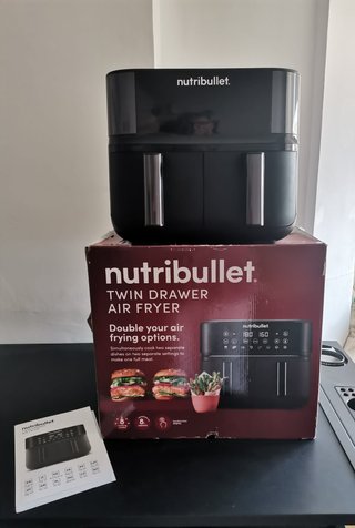 Freidora de Aire Nutribullet Doble Cubeta