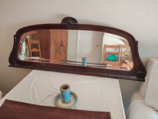 Espejo de Madera Antiguo