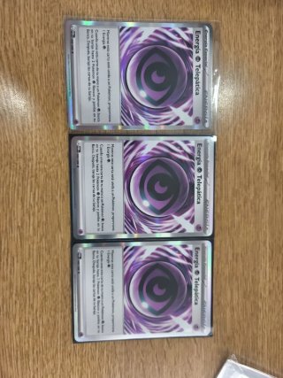 3 Cartas Pokémon Energía Telepática