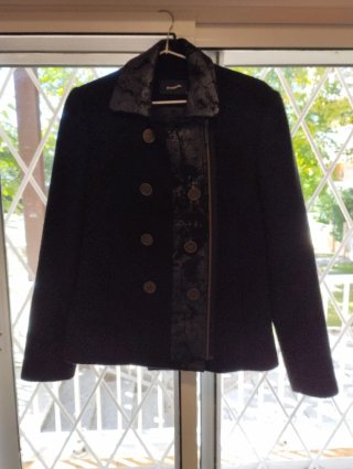 Chaqueta de mujer negra Tramando