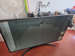 Televisor LG 55 pulgadas pantalla rota