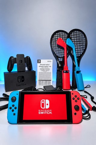¡LOTE! Nintendo Switch V2 con accesorios