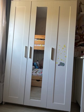 Armario IKEA 3 Puertas Blanco modelo BRIMNES