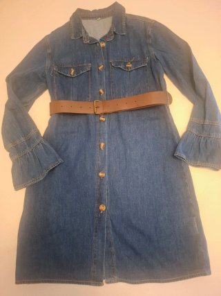 Vestido camisero vaquero