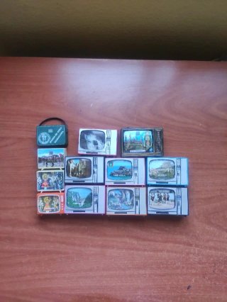 Colección 10 Visores de Diapositivas Vintage TV