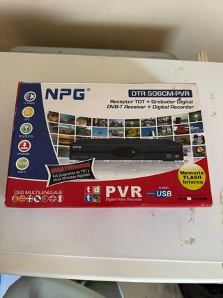 Receptor TDT y Grabador NPG DTR 506CM-PVR