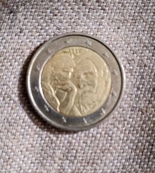 Moneda 2 Euros Conmemorativa Rodin