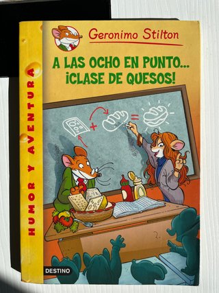 A las ocho en punto-- ¡clase de quesos!