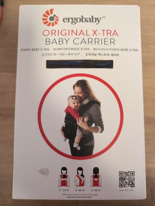Mochila portabebé Ergobaby Original X-tra negra