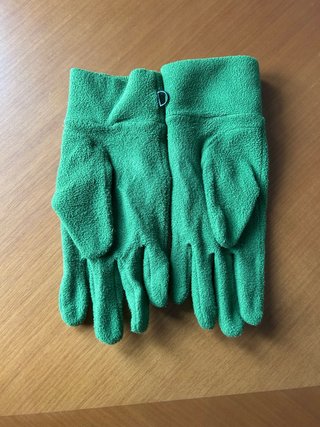 Guantes de Forro Polar Verdes Quechua