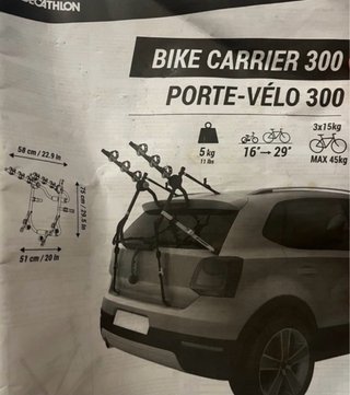 Portabicicletas Decathlon 300
