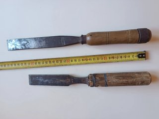 Formones de Carpintería antiguos cinceles grandes