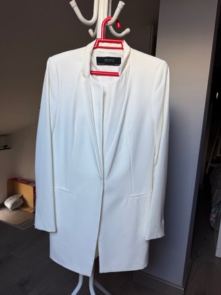 Americana Zara Blanca Roto