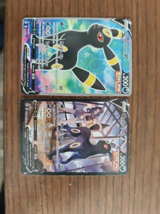 2 Cartas Pokémon Umbreon V