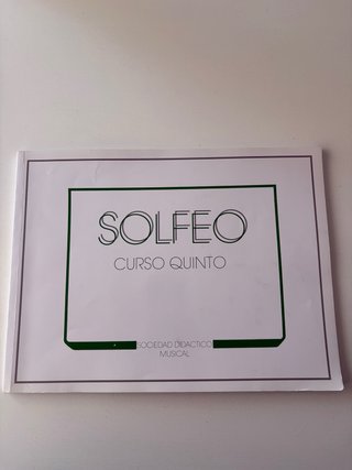 Libro de Solfeo - Curso Quinto