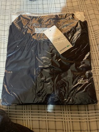 Polo Lacoste Azul Talla M