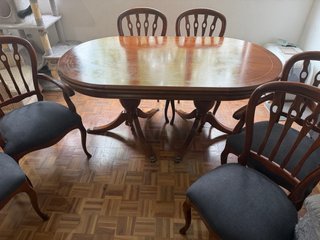 Juego de Comedor de Madera