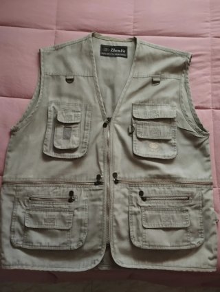 Chaleco Hombre ZhenFa Beige Talla L