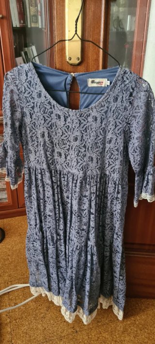 Vestido de encaje Maggie Sweet azul
