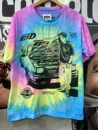 Camiseta Tie Dye Initial D Talla M