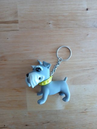 Llavero de Perro Schnauzer