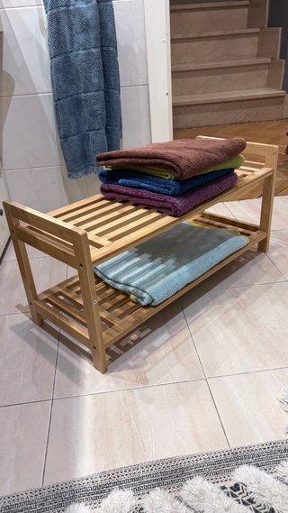 Mueble de baño de bambú
