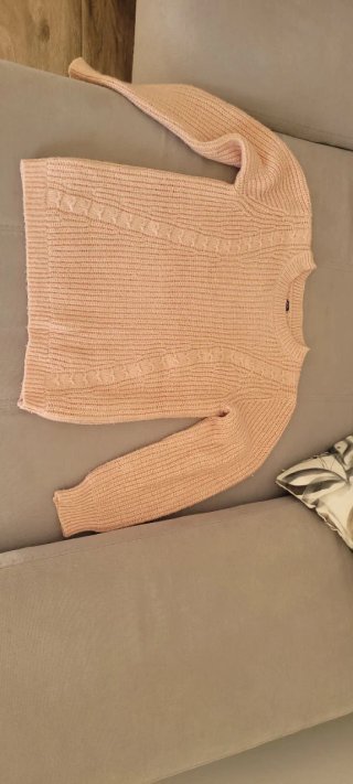 Jersey de lana rosa