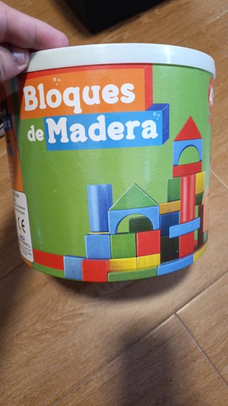 Juego de 96 Bloques de Madera