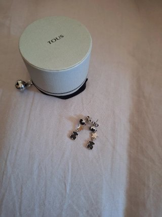 Pendientes Tous de Plata y Ónix