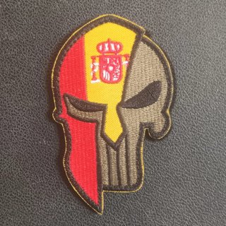 Parche Táctico España Punisher Espartano