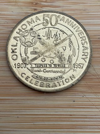Medalla Conmemorativa Oklahoma 1957