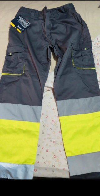 Pantalón de trabajo Velilla gris multibolsillos