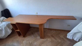 Mesa de escritorio de madera maciza