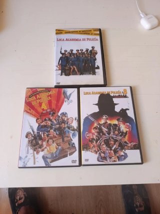 3 Películas DVD Loca Academia de Policía