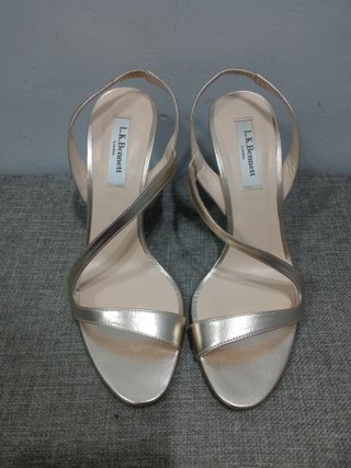 Sandalias de tacón L.K.Bennett Eden doradas