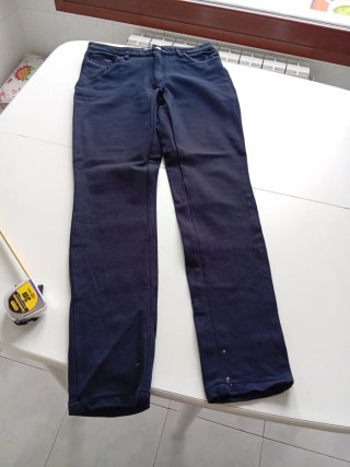 Pantalón Pitillo Elástico Lloyds Azul Talla 38