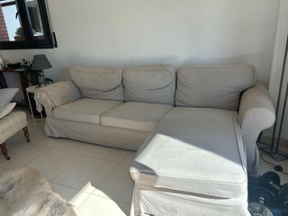 Sofá IKEA Ektorp con Chaise Longue