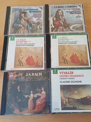 7 cdS Bach / Vivaldi. Música Barroca.
