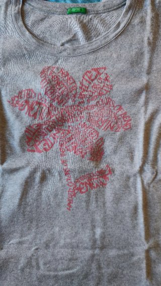 Camiseta Benetton Gris
